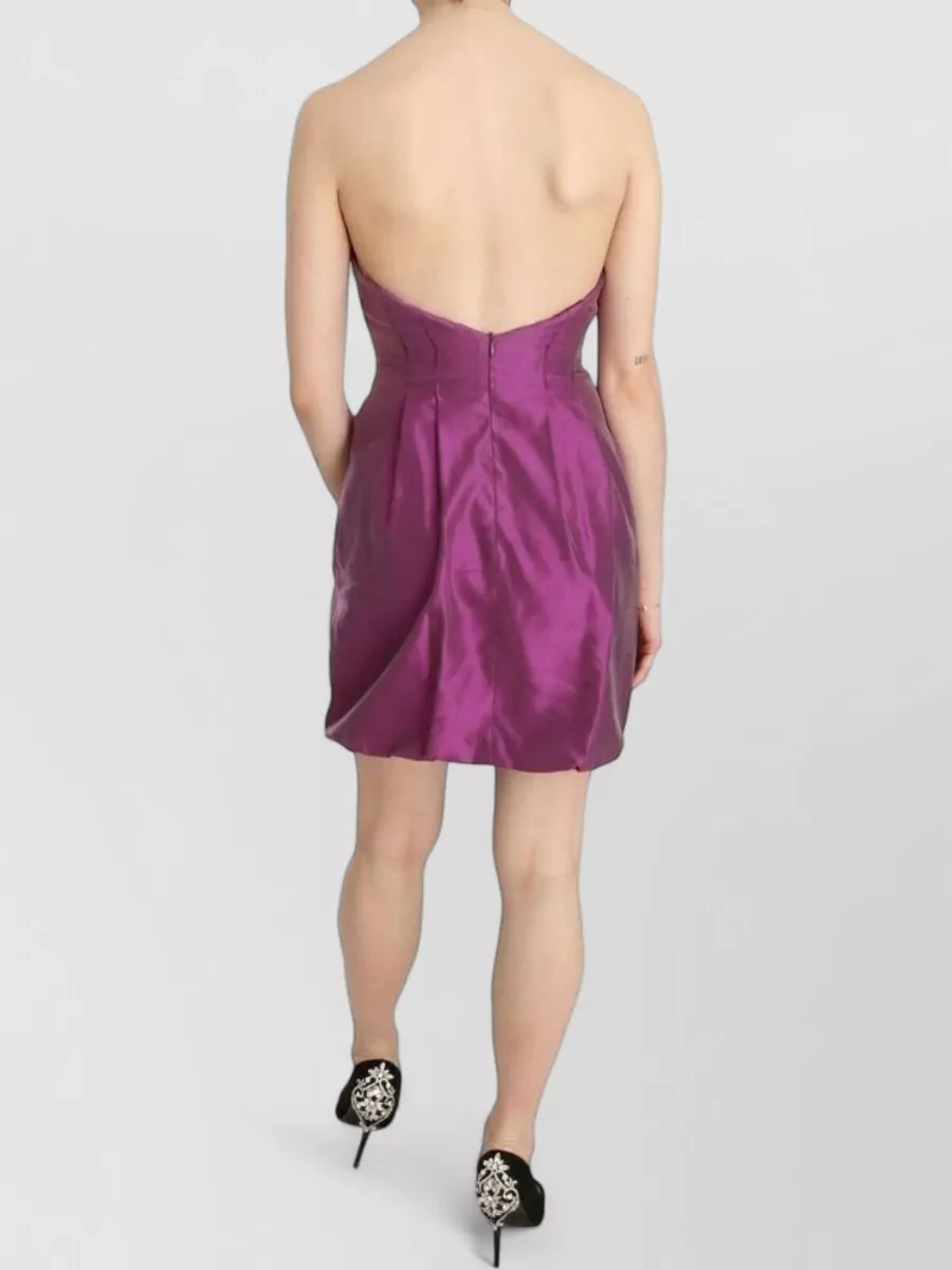 Ermanno Scervino Silk Halterneck Backless Mini Dress