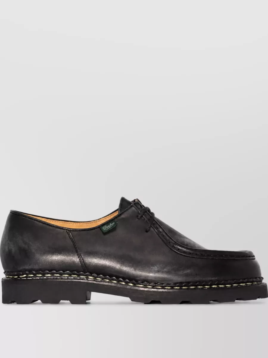 Paraboot leather derby shoes