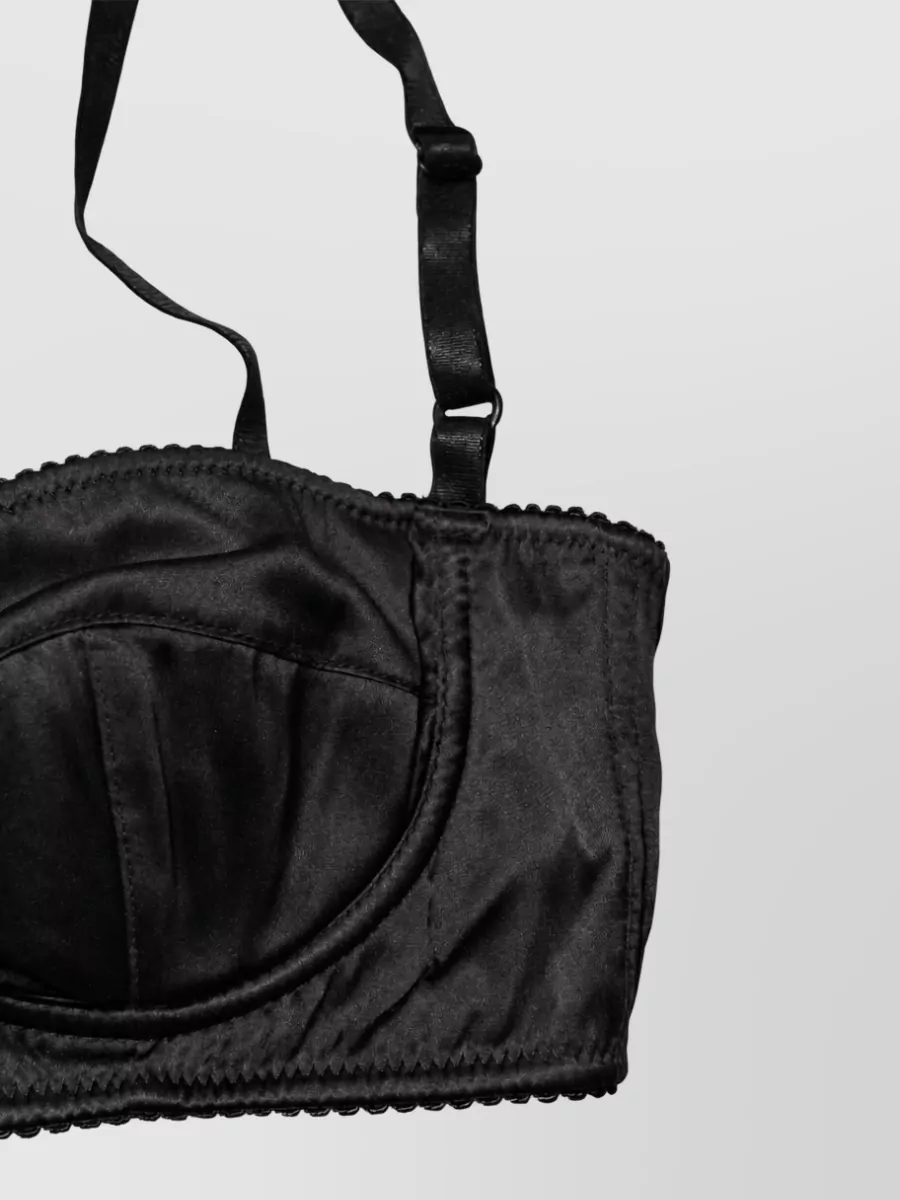 Dolce&Gabbana silk underwire balconette bra