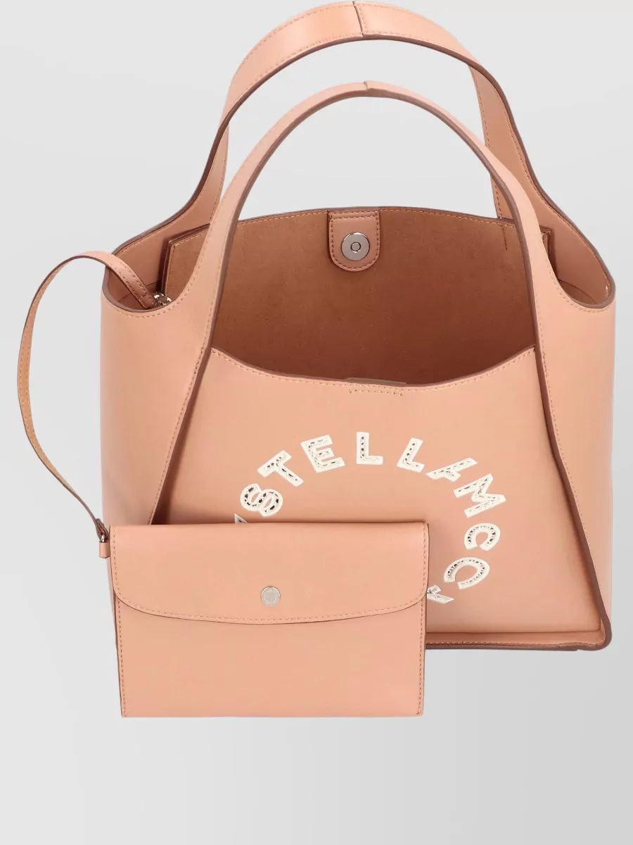 Stella Mccartney Logo Tote Bag Shoulder Strap Design
