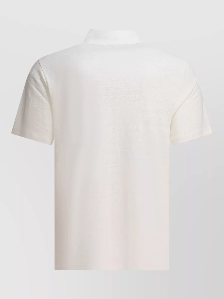 Vince Linen Polo Shirt