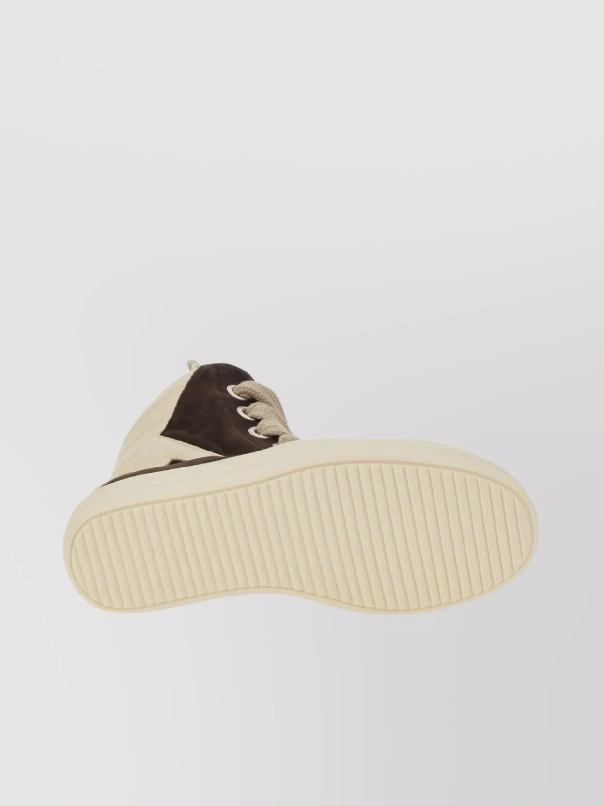 Rick Owens Contrast Sole High-Top Sneaker