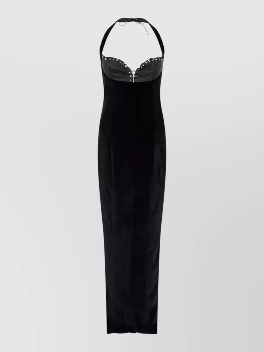 Ludovic de Saint Sernin strappy v-neck maxi dress