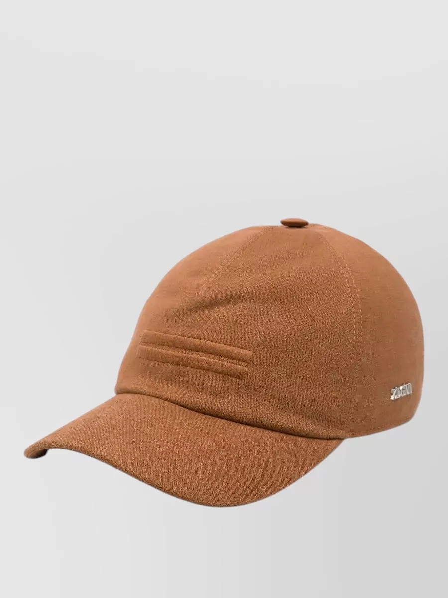 Zegna Linen Baseball Cap