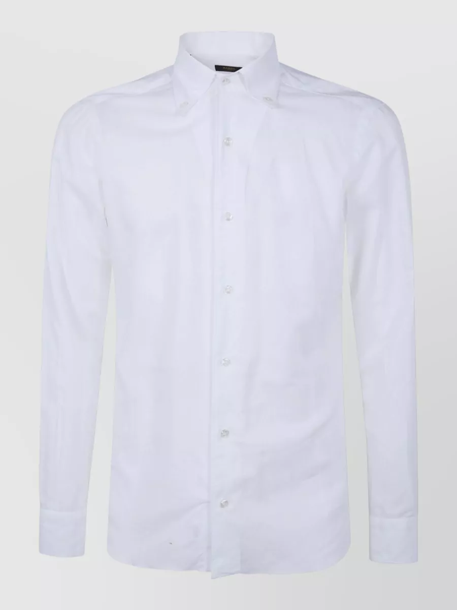 Barba Napoli Cotton linen shirt