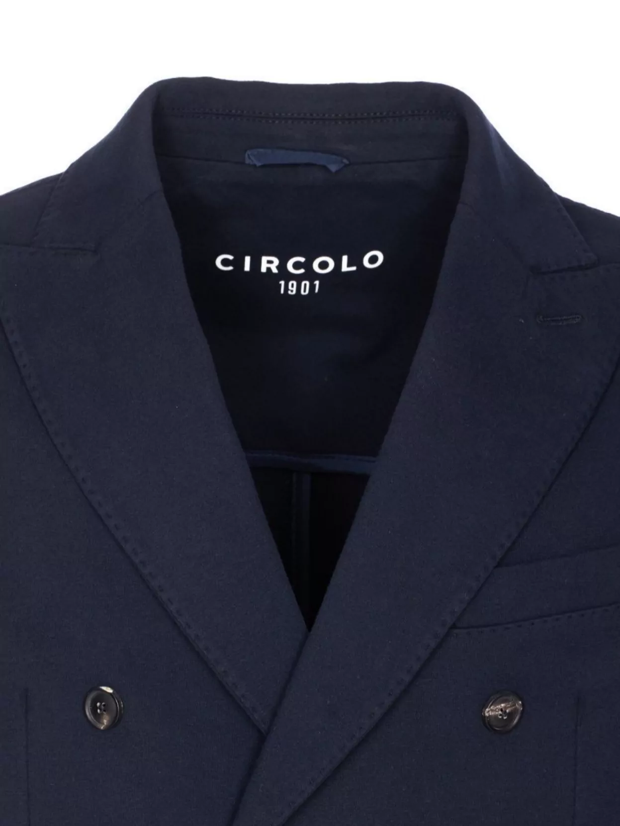 Circolo 1901 Double Breasted V-Neck Jacket Pockets
