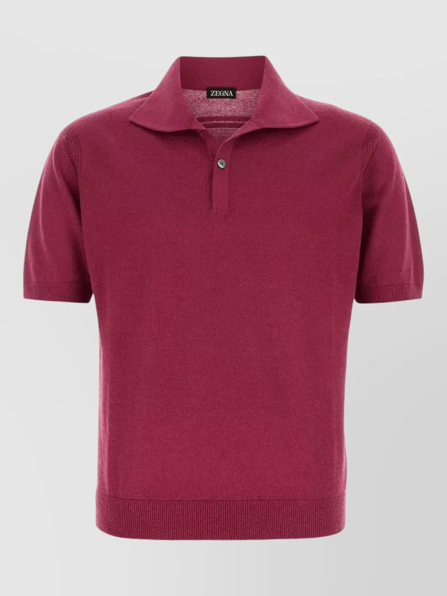 Zegna Knit Polo Shirt