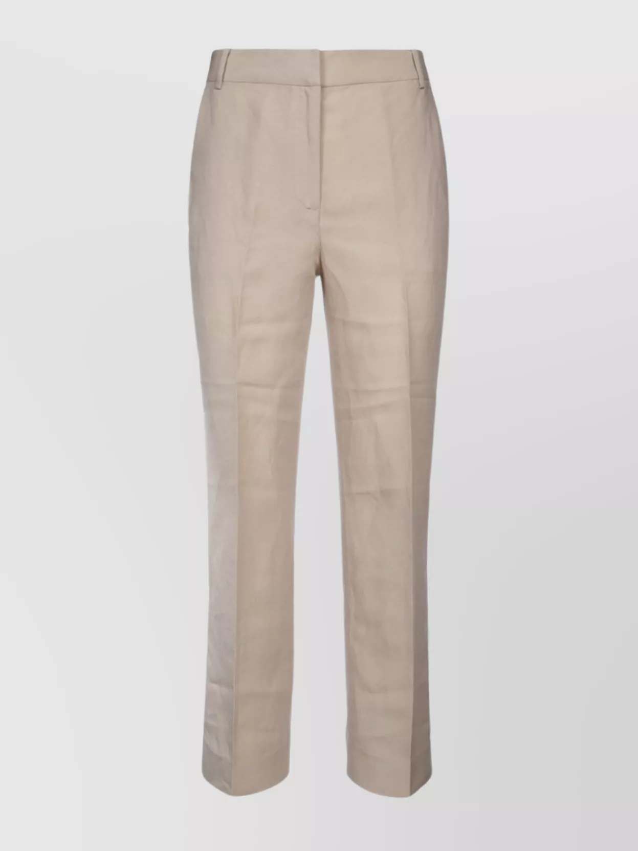 Shop Calvin Klein Trousers Front Pockets Back Pockets Belt Loops