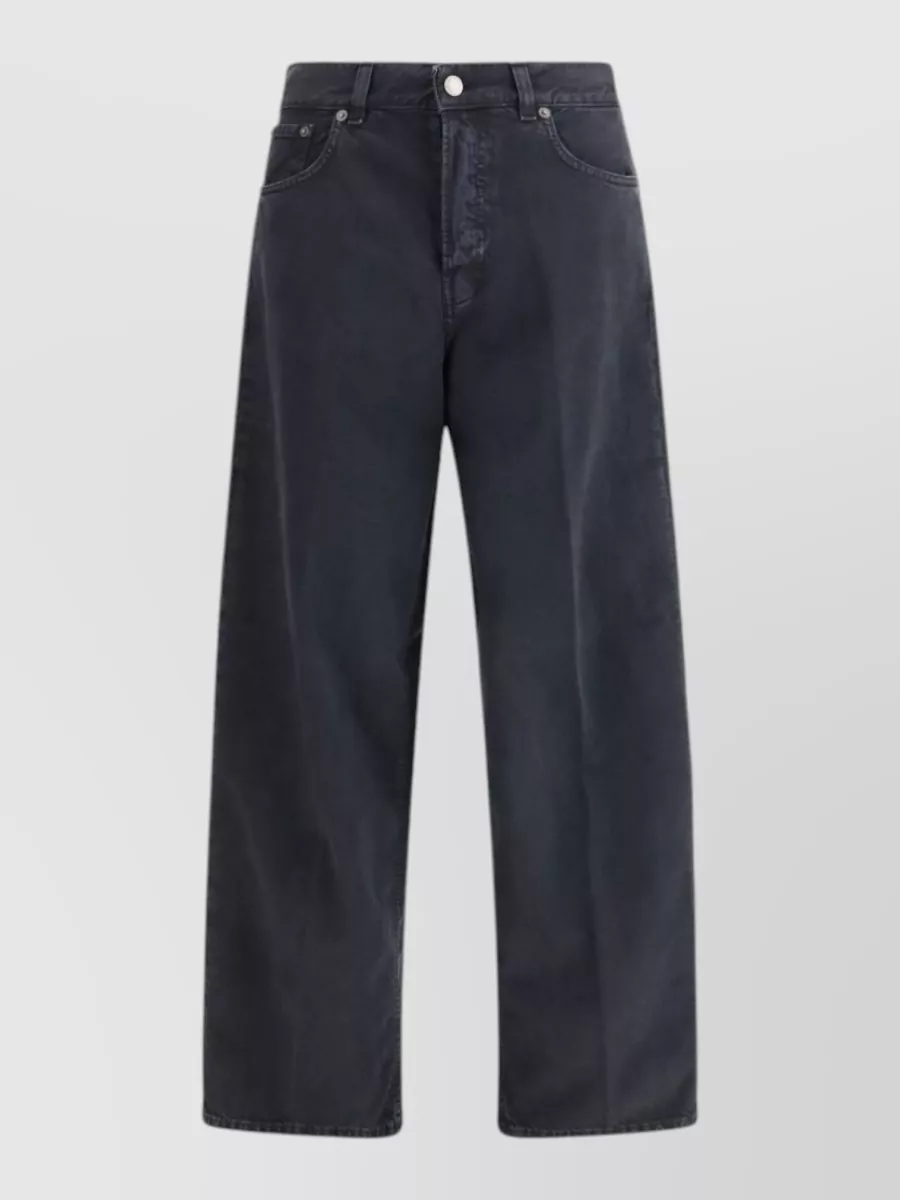 Haikure paneled wide-leg denim jeans
