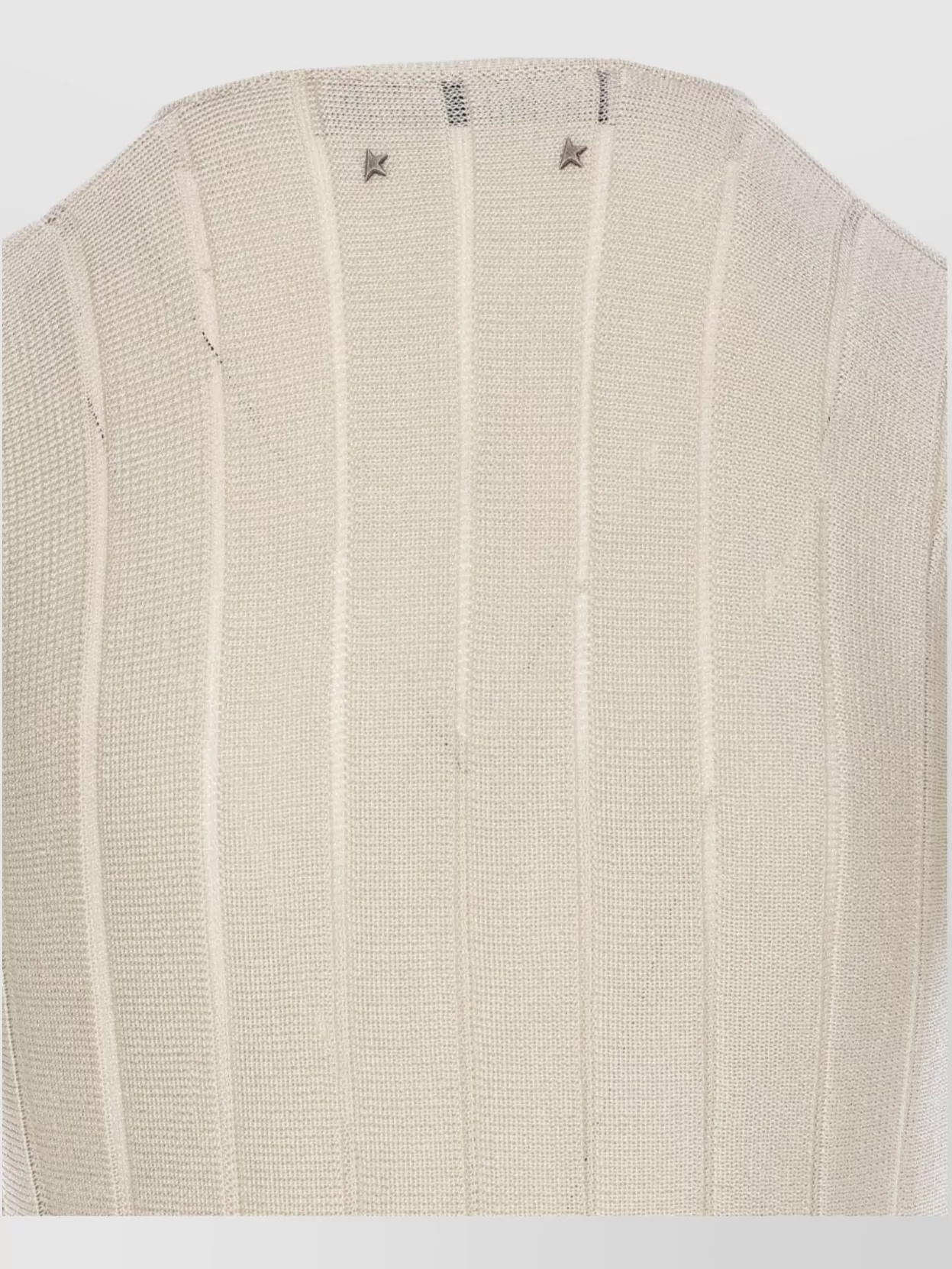 Golden Goose Womens Baby Blue Dress With Vertical Striped Pattern