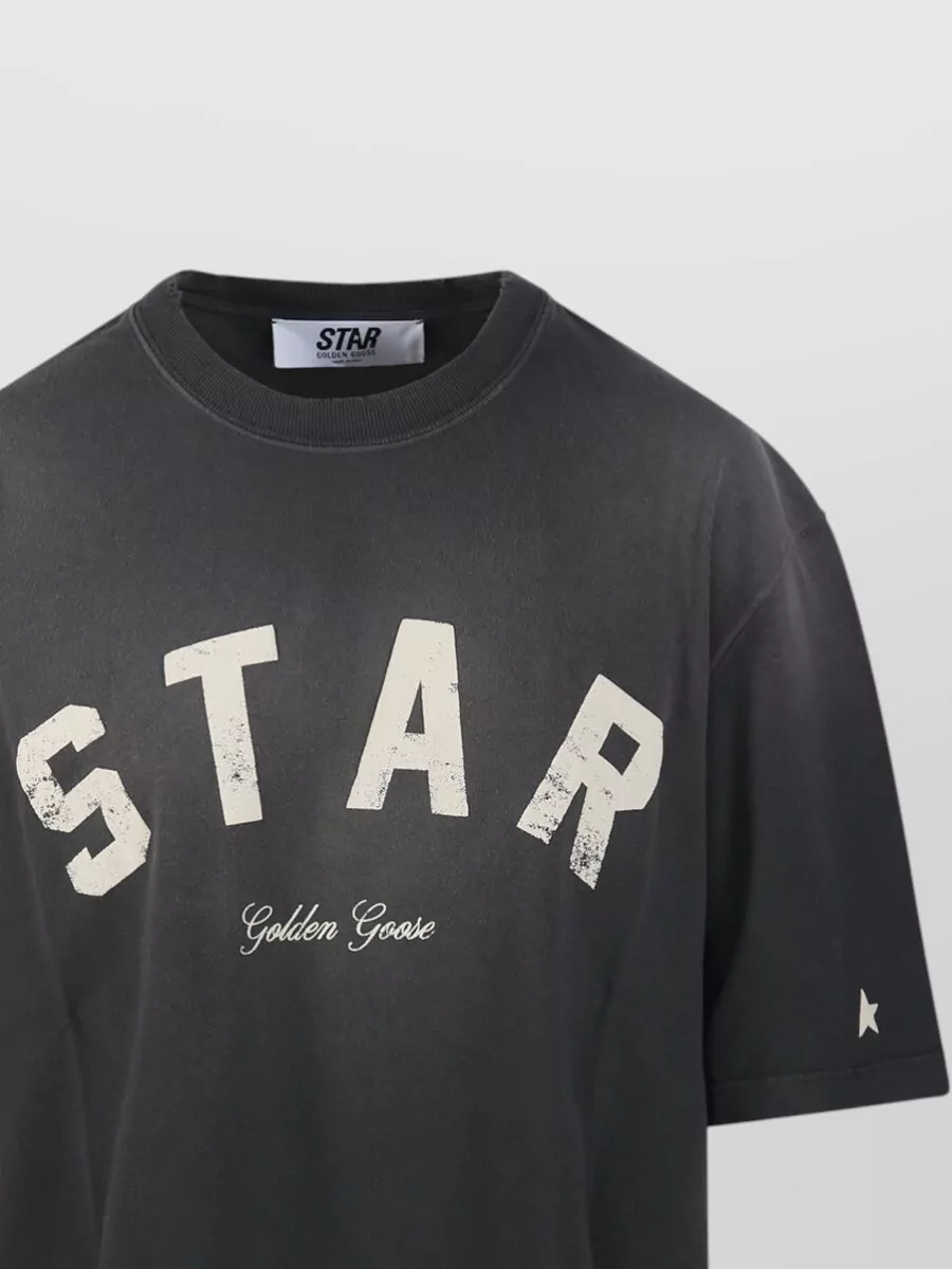 Golden Goose Star Graphic Crew Neck T-Shirt Shirt