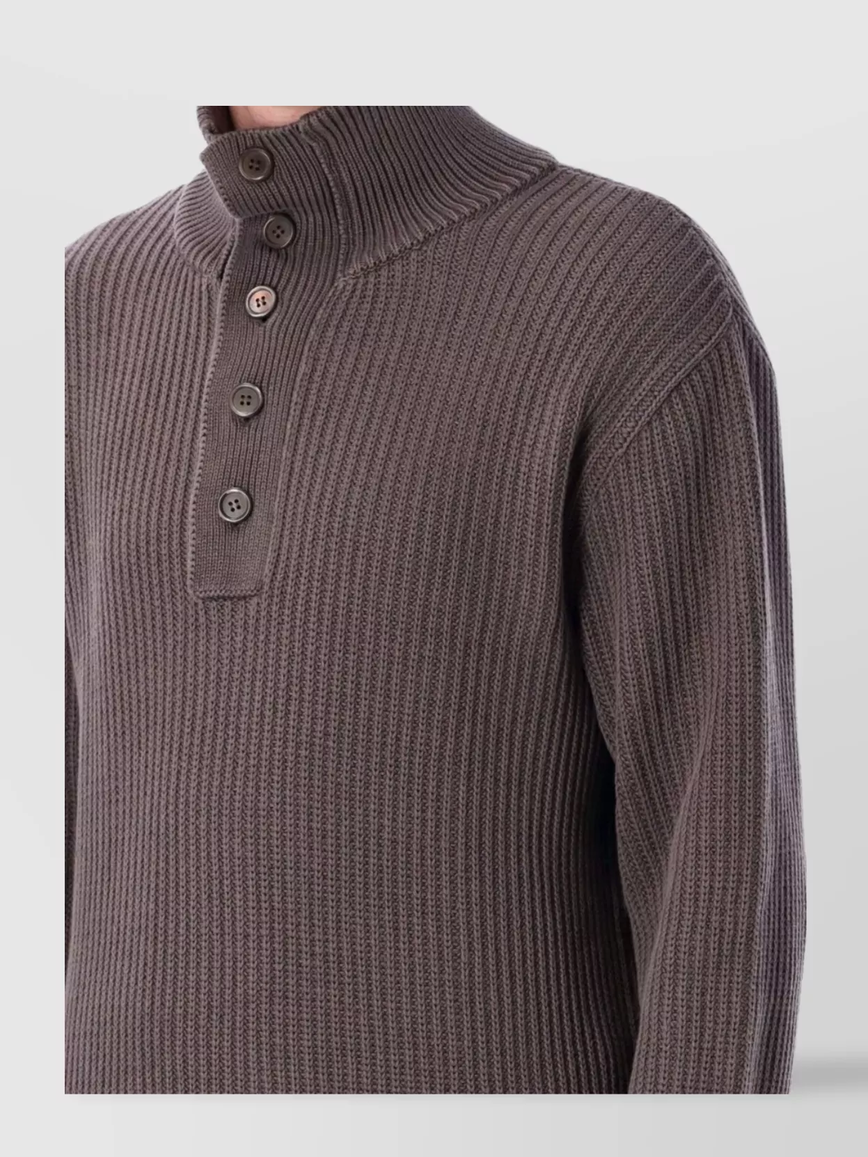 Our Legacy Navigator Shaker Stitch Polo Sweater