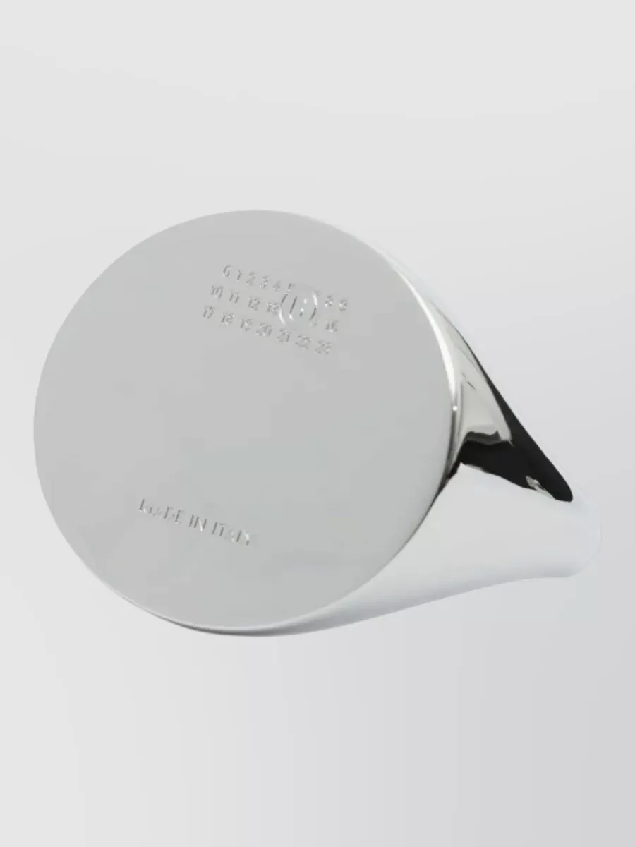 Mm6 Maison Margiela Brass Open Bangle Bracelet
