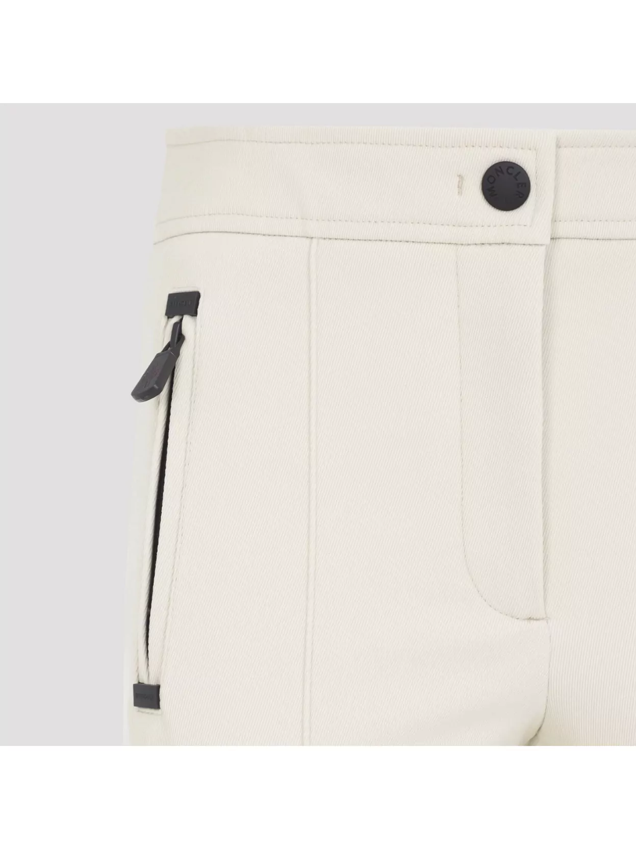 Moncler Grenoble Seamed Trousers With Side Zipped Pockets