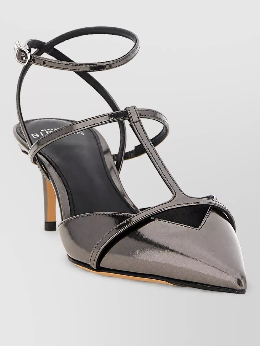 Alexandre Birman leather t-strap pumps