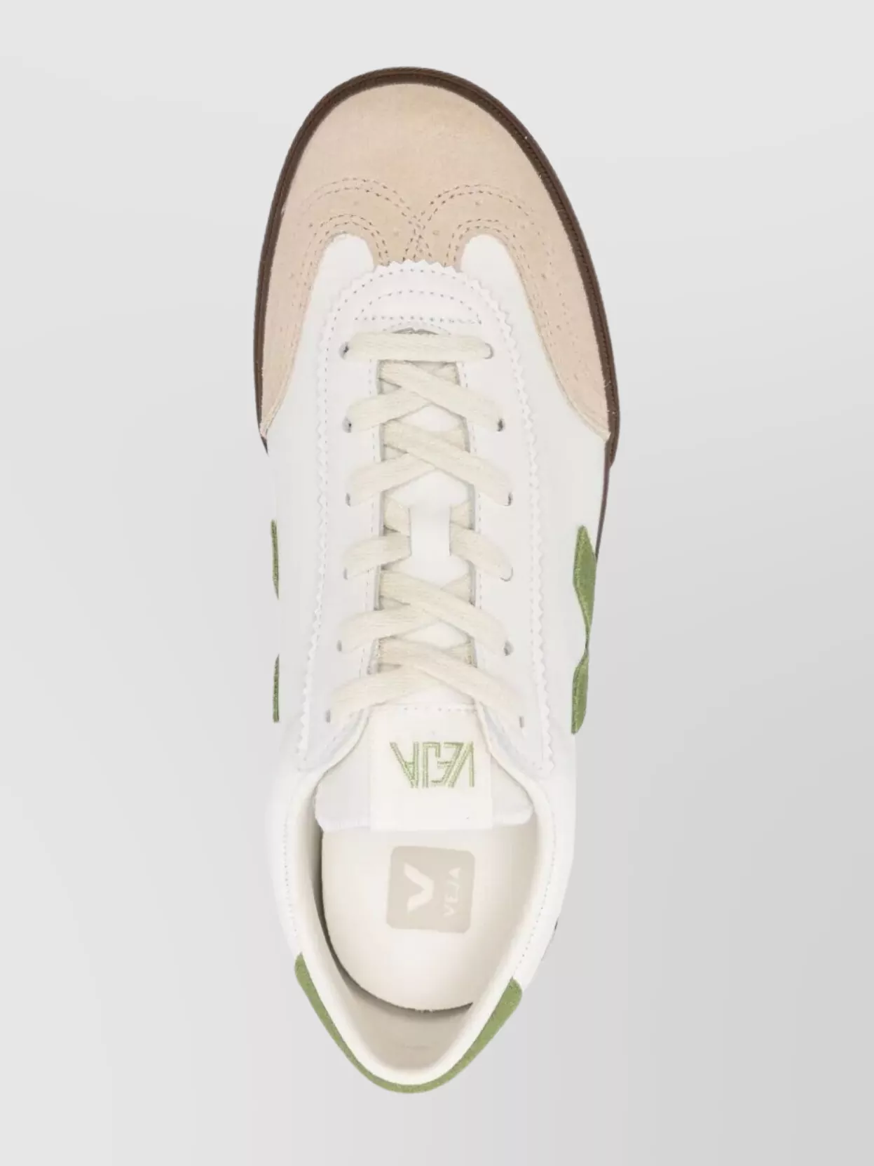 Veja Eco Leather Sneakers Featuring Suede Accents