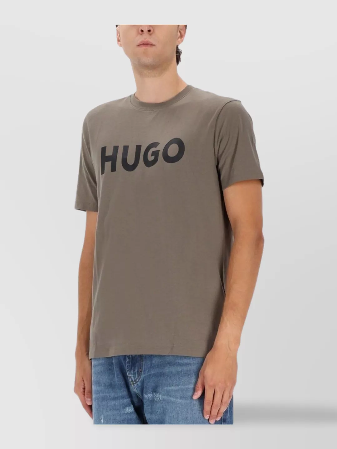 Hugo Crew Neck Short Sleeve Fitted T-Shirt