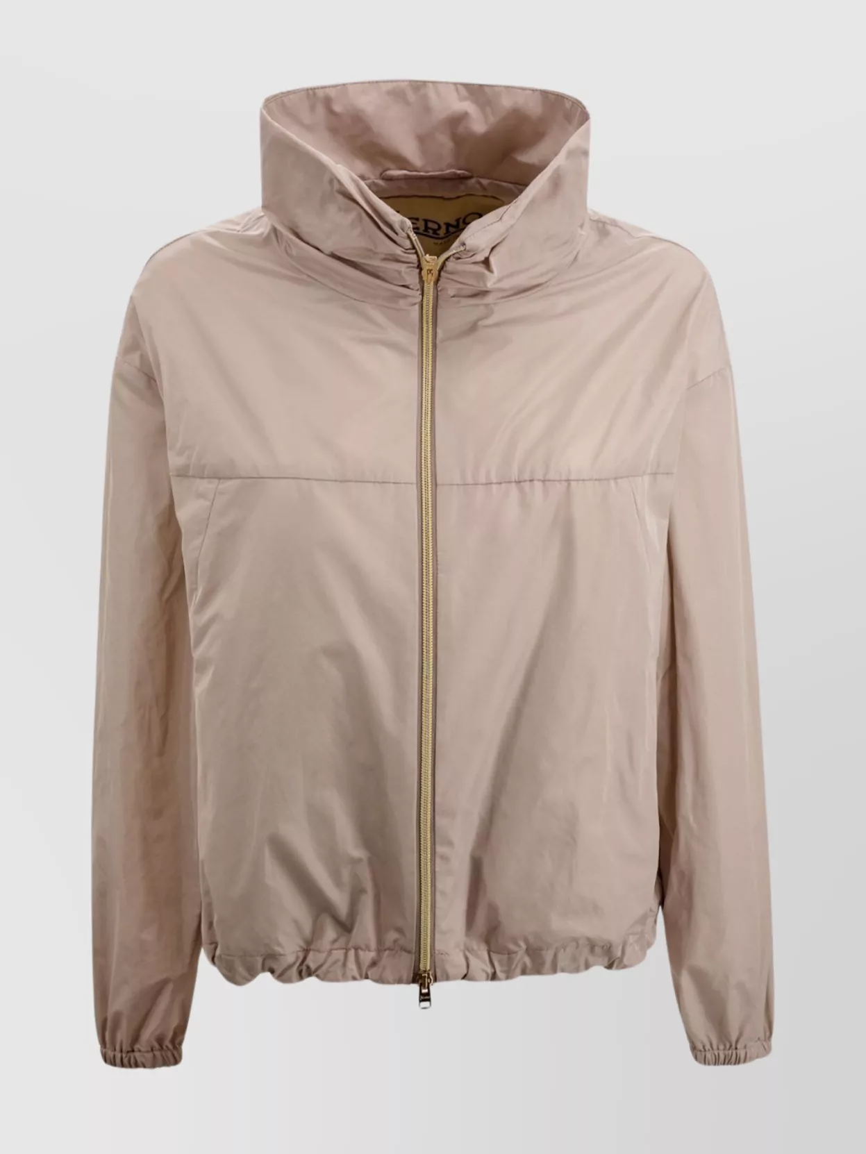 Shop Herno Versatile Hooded Jacket With Elasticated Cuffs And Hem