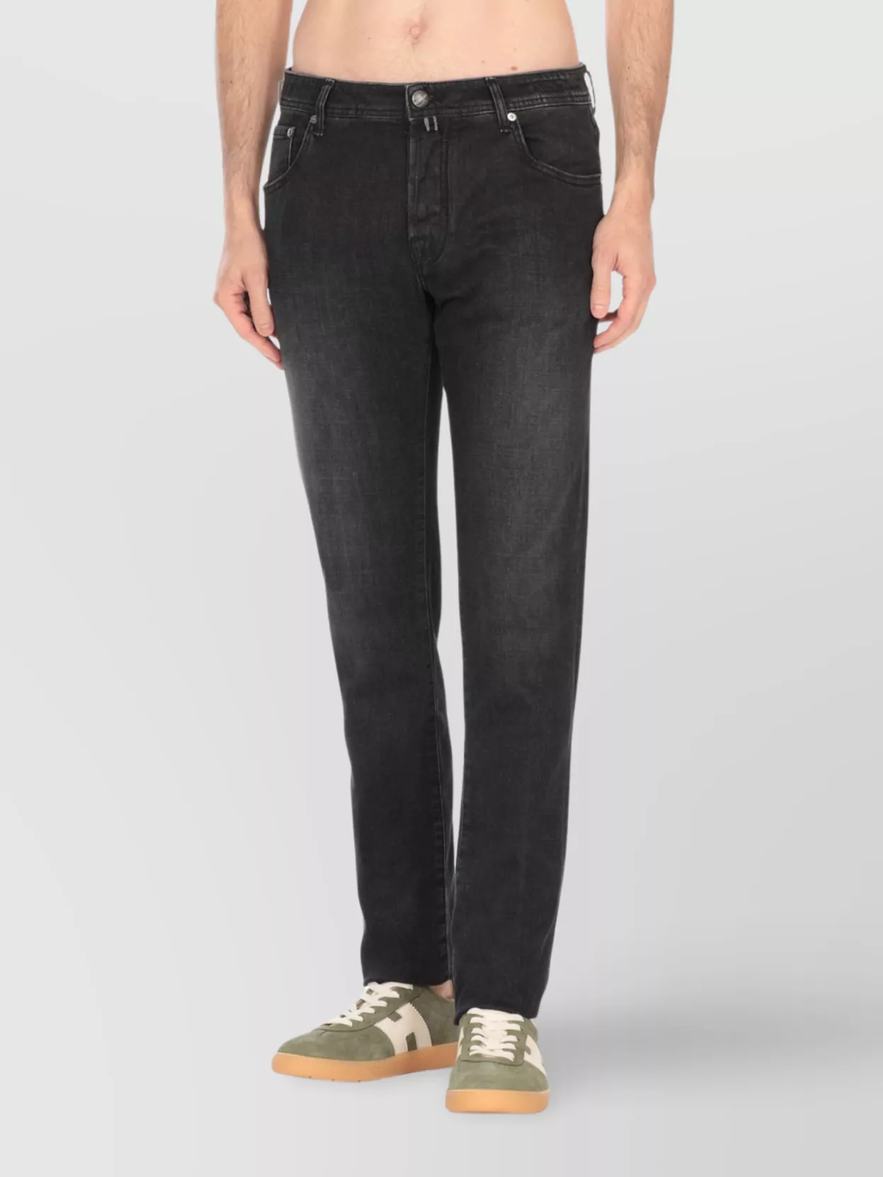 Jacob Cohen Straight Cotton Jeans Belt Loops