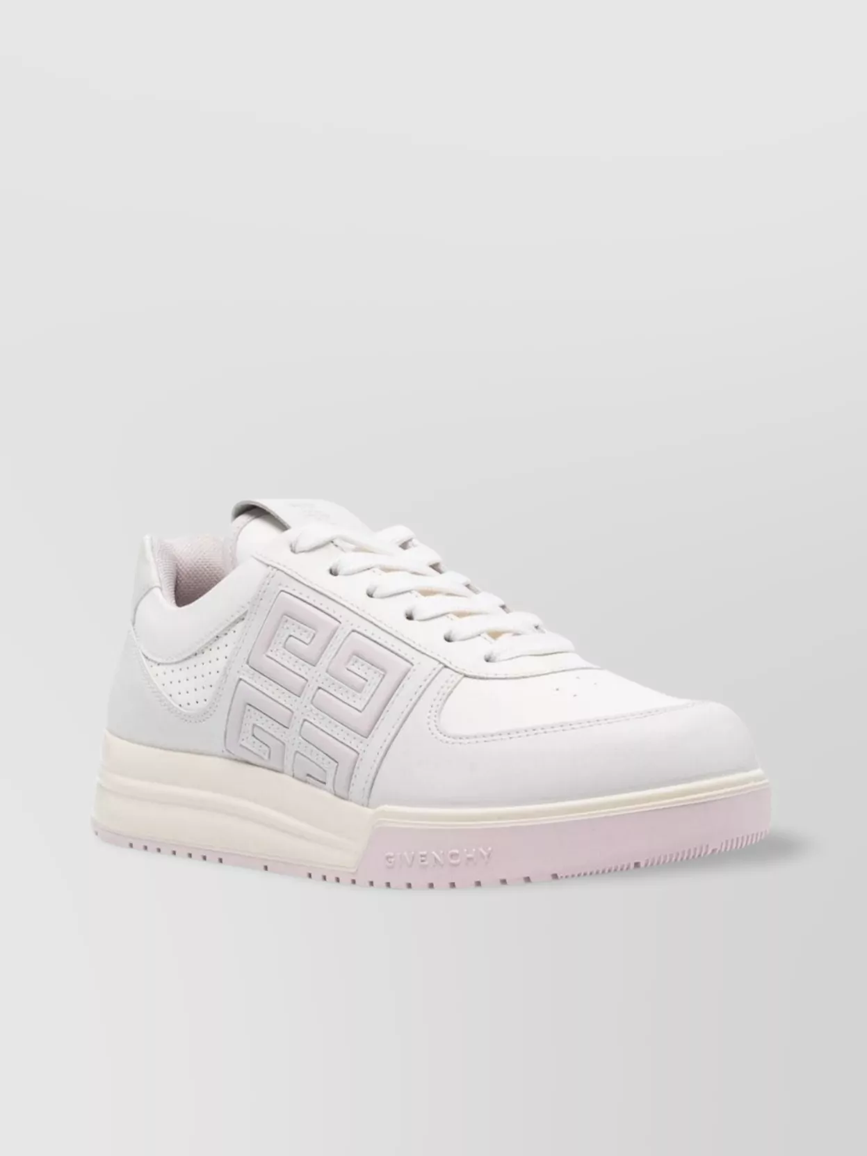 Shop Givenchy Low Top Panelled Sneakers In Calf Leather