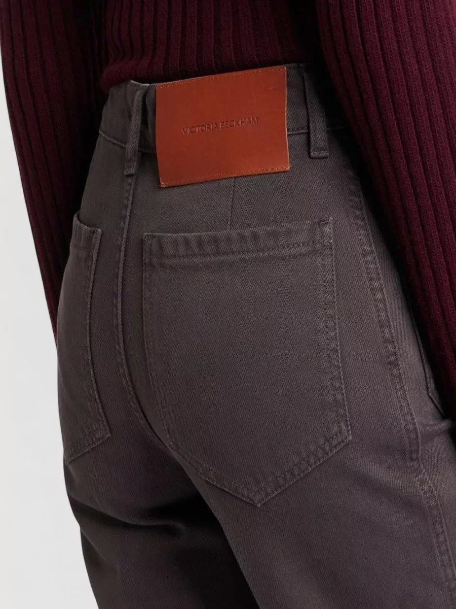 Victoria Beckham Denim High-Rise Wide-Leg Jeans