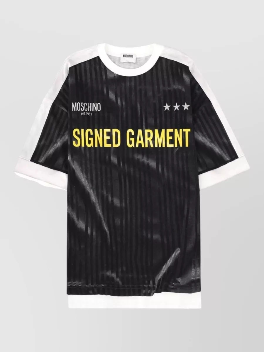 Moschino printed cotton t-shirt