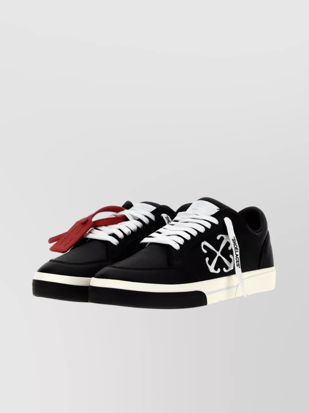 Shop Off-white 'vulcanized Low-top Leather Sneakers'