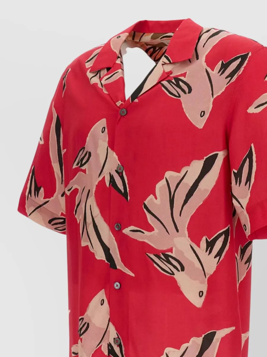 Paul Smith Viscose Short-Sleeve Regular-Fit Shirt