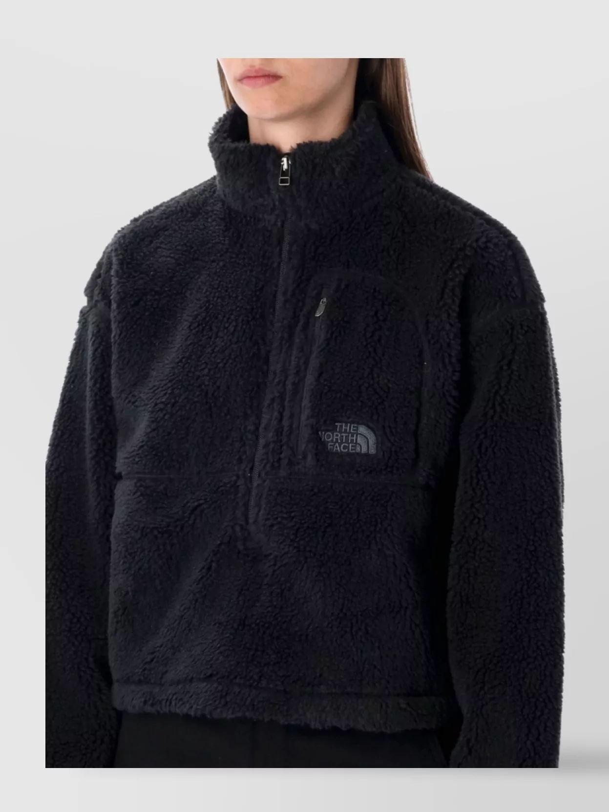 The North Face High Collar Pullover Chest Pocket