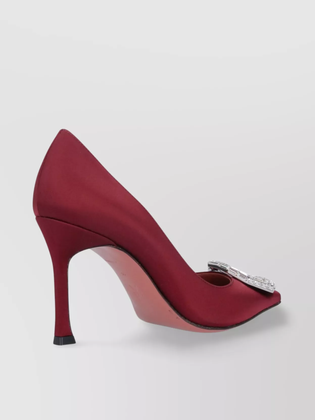 Amina Muaddi Embellished Pointed Toe Pumps