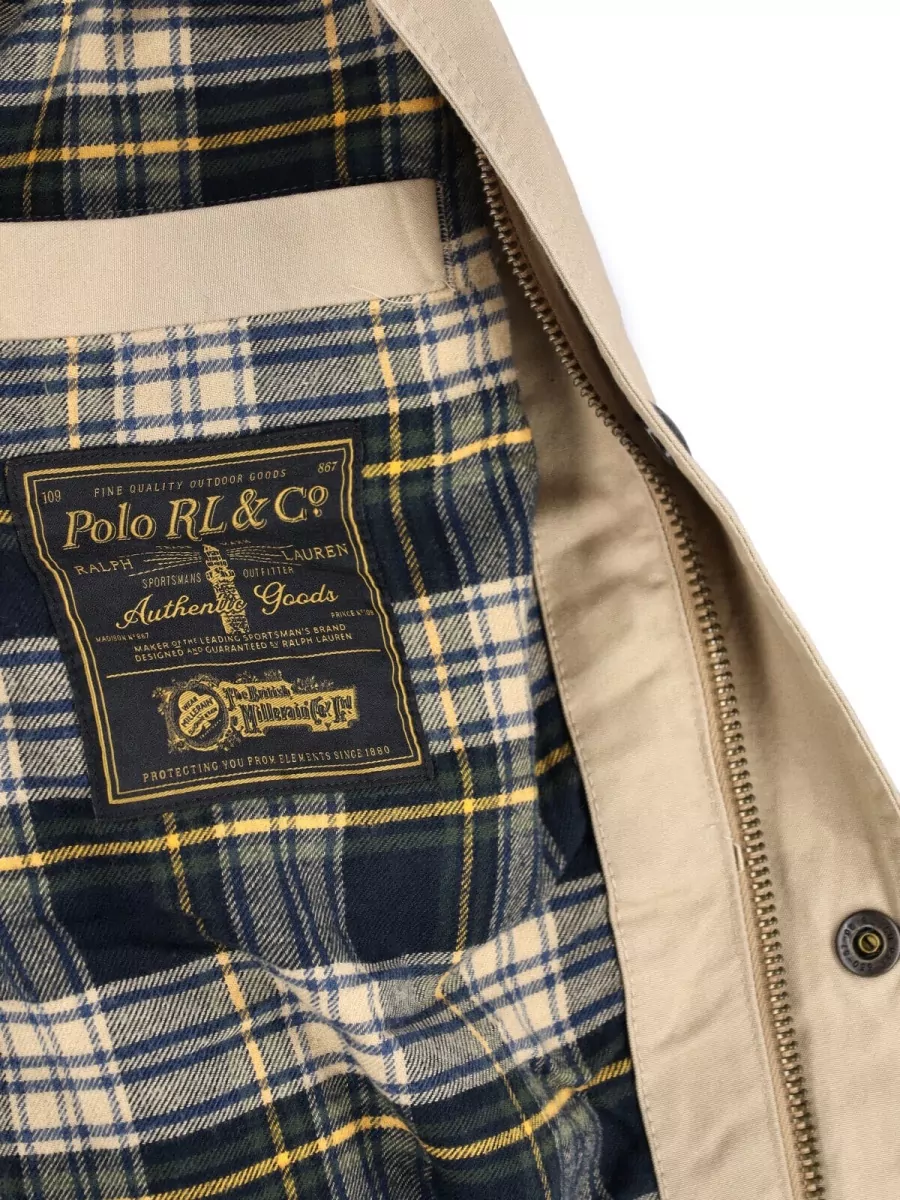 Polo Ralph Lauren Casual Jacket Corduroy Collar Button Cuffs