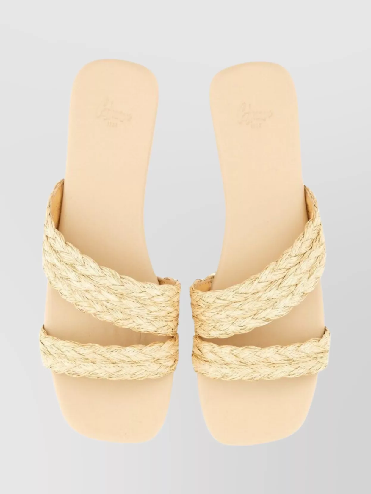 CASTAñER BRAIDED STRAP FLAT SOLE OPEN TOE SANDALS