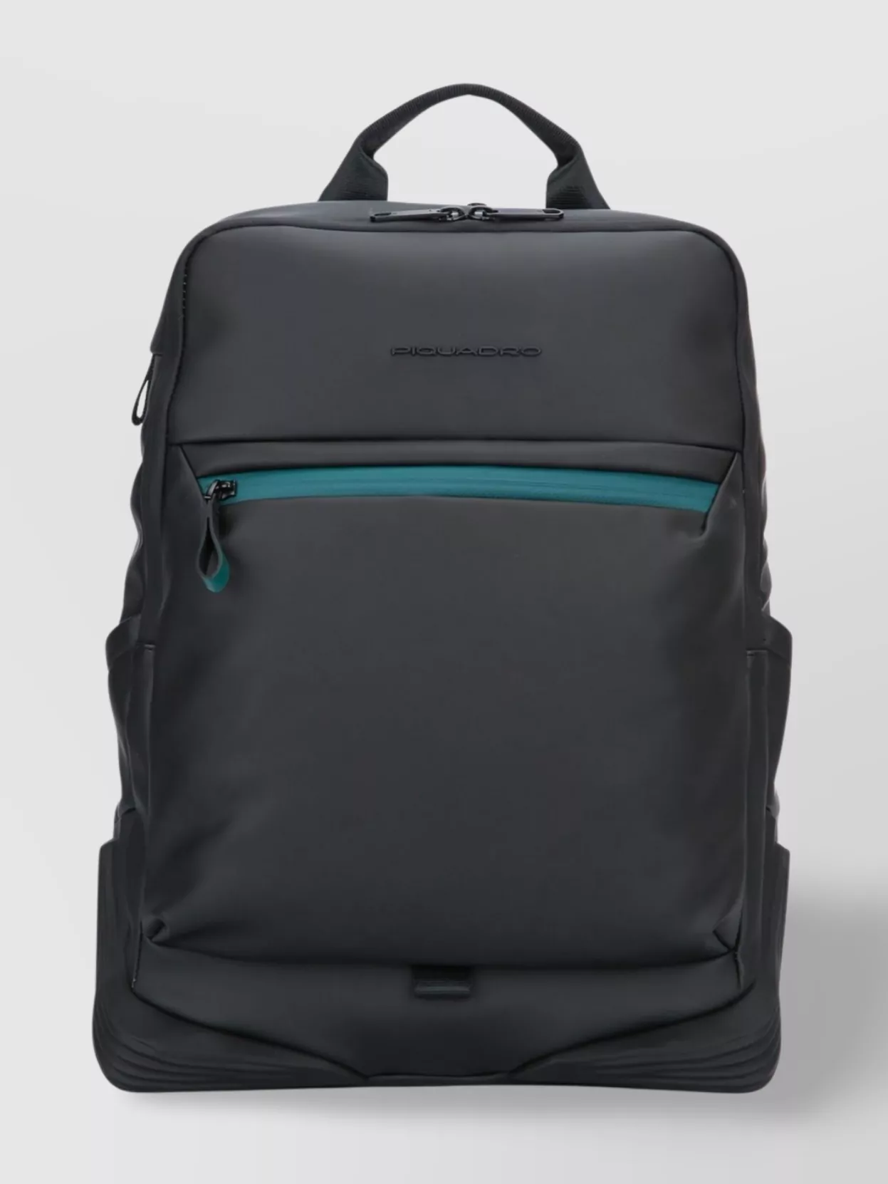 Piquadro Shoulder Straps Backpack Front Zip Side Handle