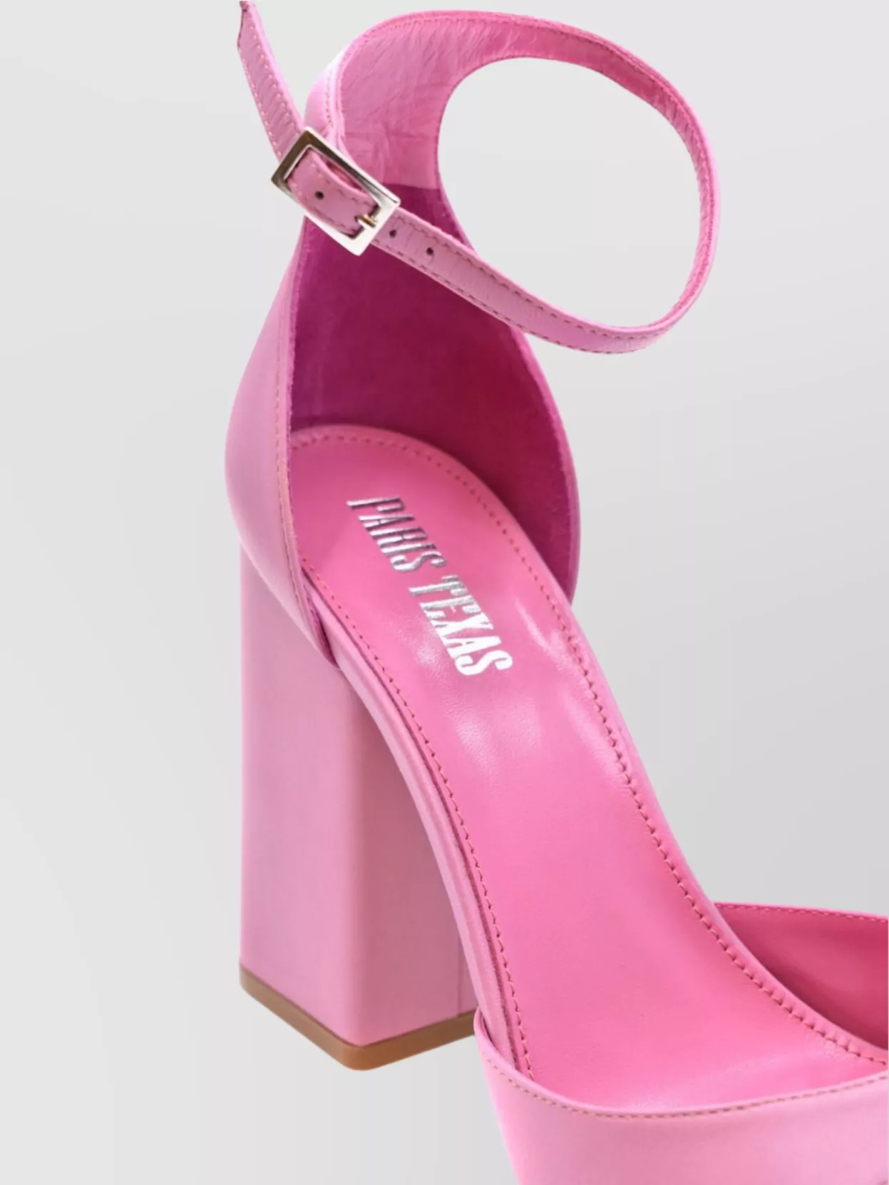 Paris Texas Block Heel Sandals Ankle Strap