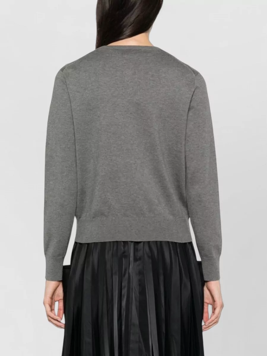 Polo Ralph Lauren Fine-Knit Ribbed Crew-Neck Cardigan