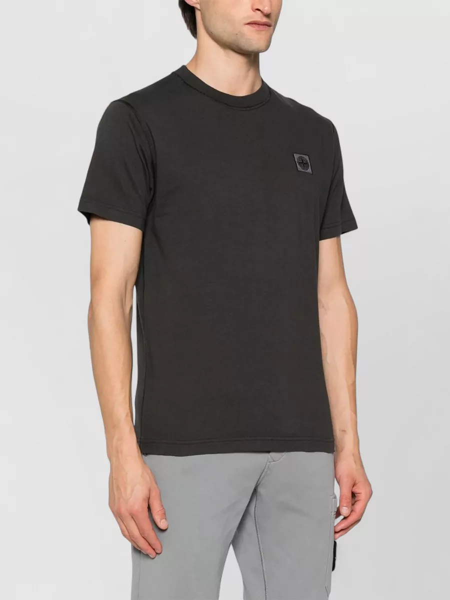 Stone Island Cotton Logo-Patch T-Shirt