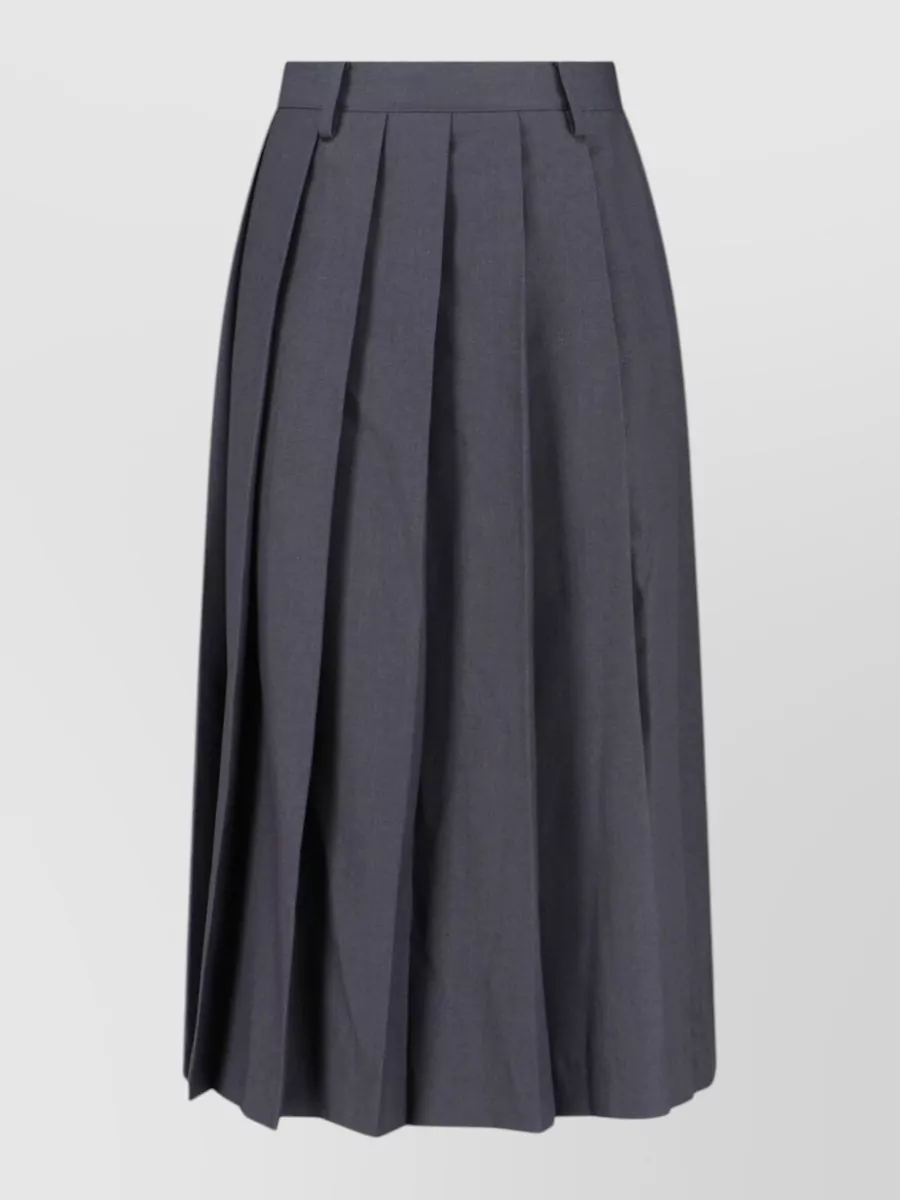 Dunst Midi Pleated Skirt