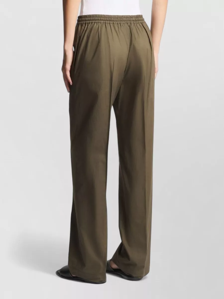 Fay Cotton Wide-Leg Trousers