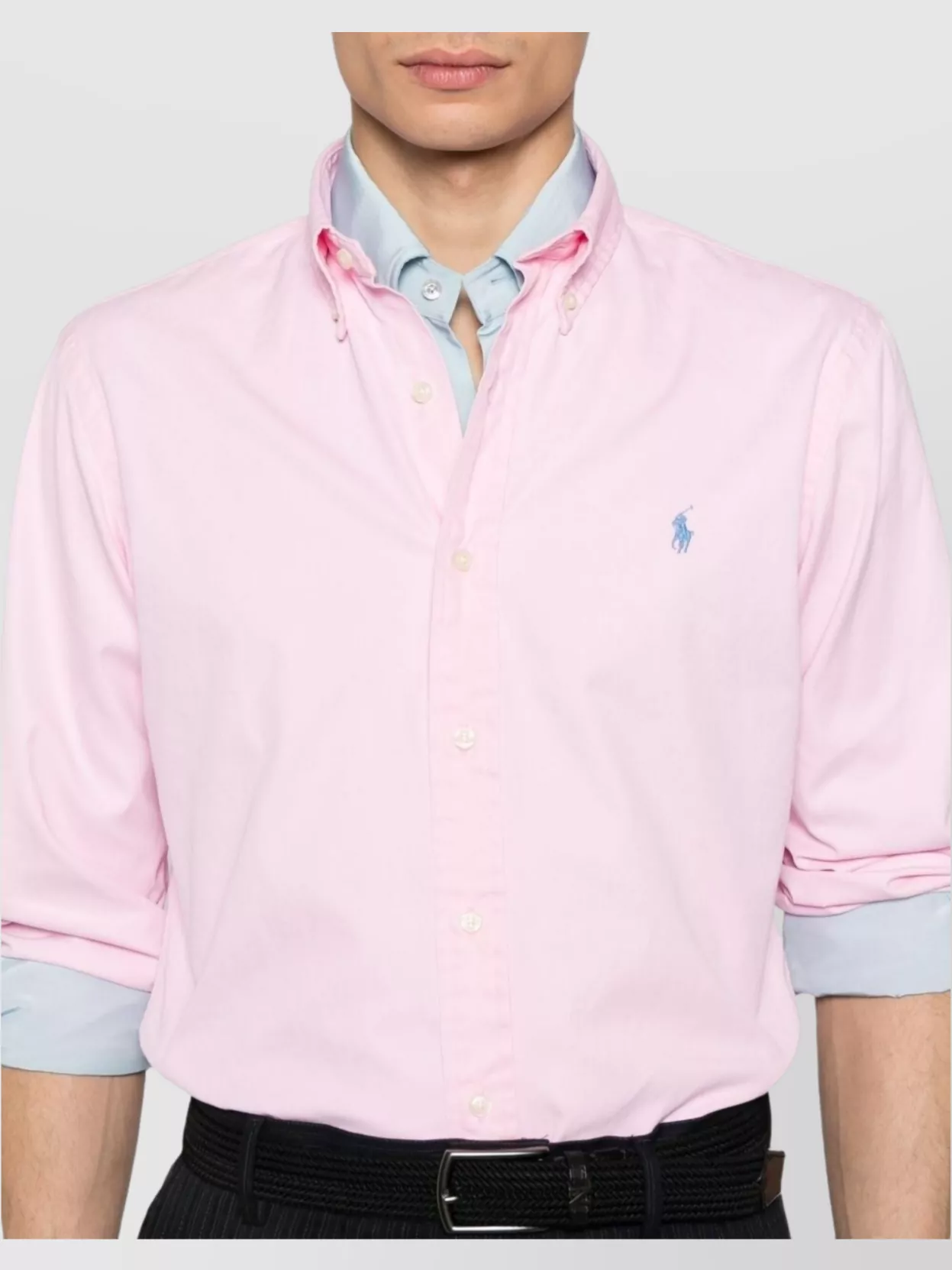 Ralph Lauren Shirt Logo Button-Down Collar
