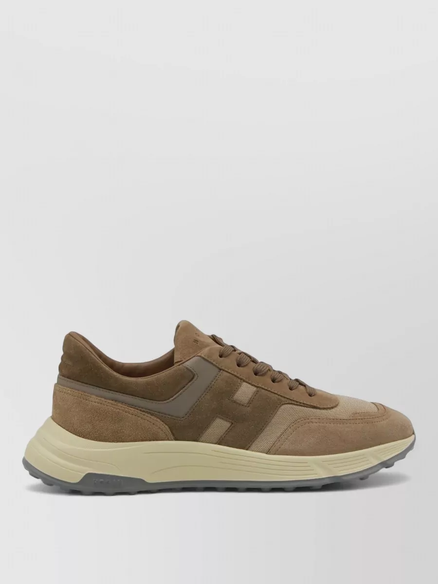 Hogan Casual Sneakers With Suede And Mesh