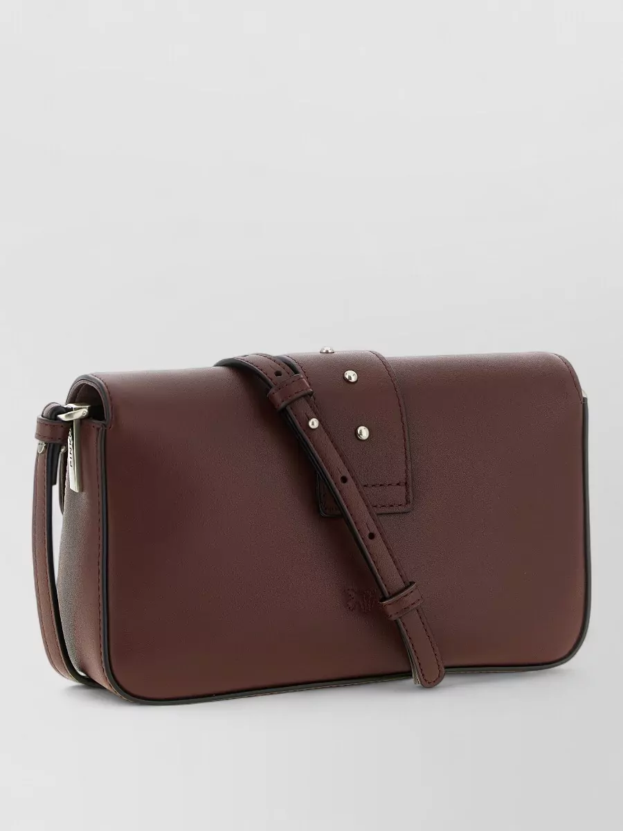 Pinko Mini Love Bag Leather Shoulder Bag