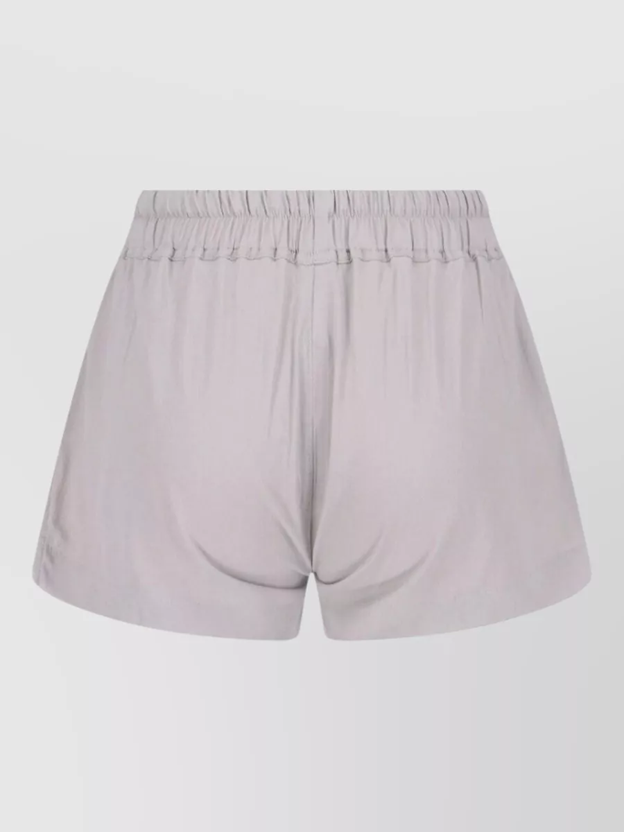 Rick Owens Silk Knee-Length Shorts