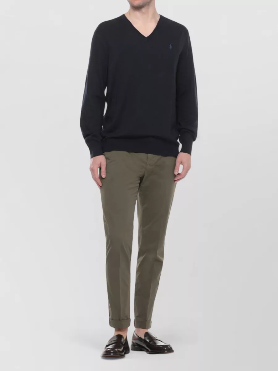 Ralph Lauren V-Neck Long-Sleeve Jumper