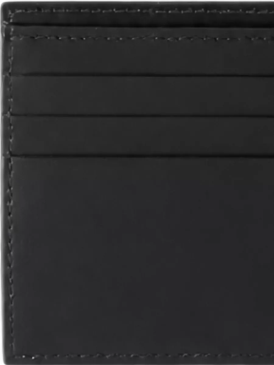 Off-White Calf Leather Bookish Bifold Purse
