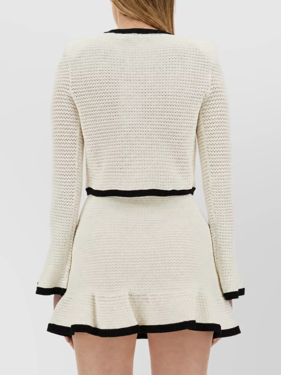 Self-Portrait Crochet Cardigan