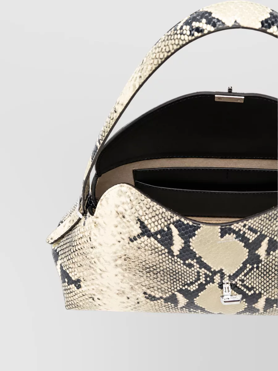 Totême Python Skin Shoulder Bag