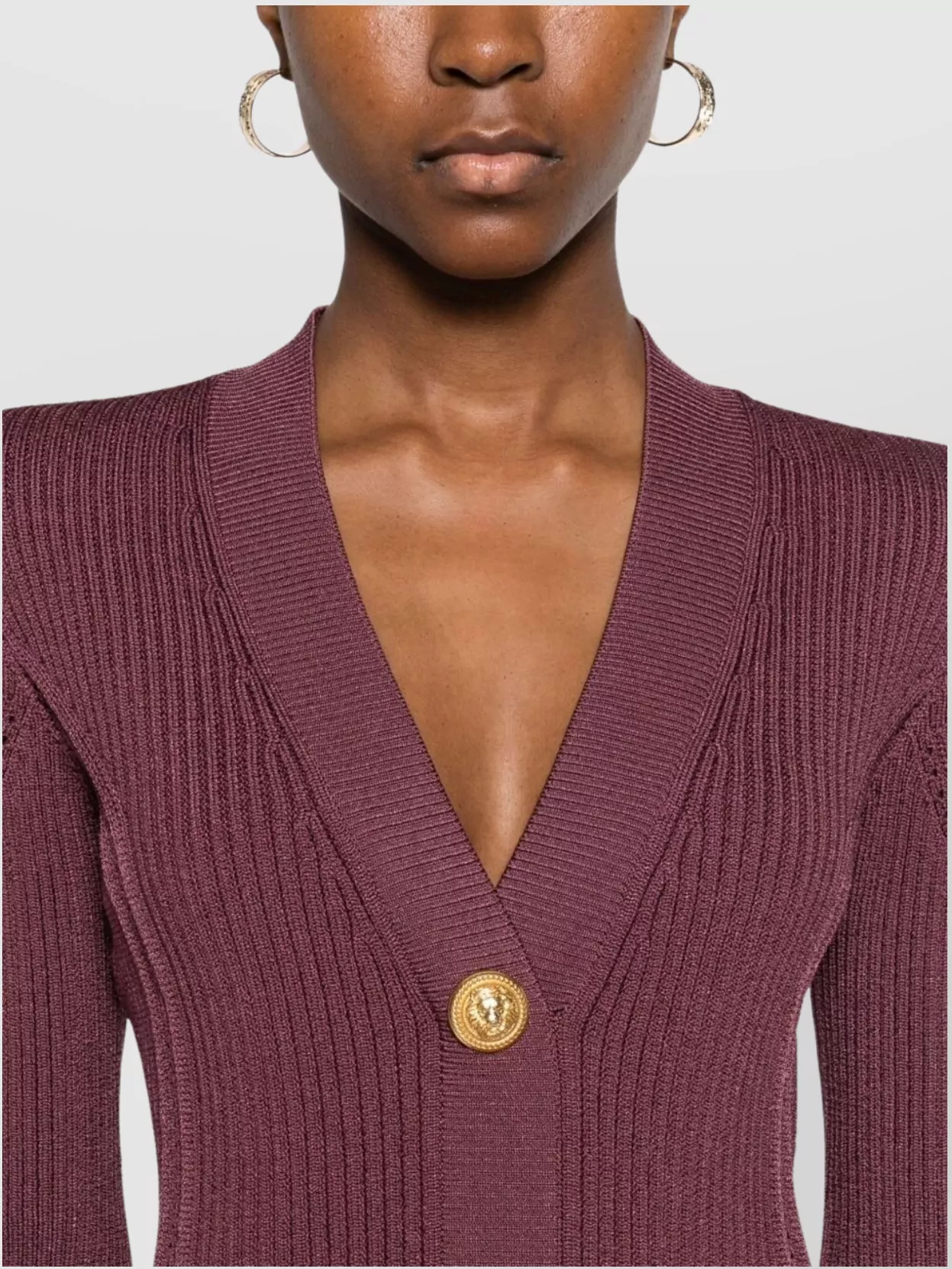 Balmain Mini Dress With Button Detailing And Pockets