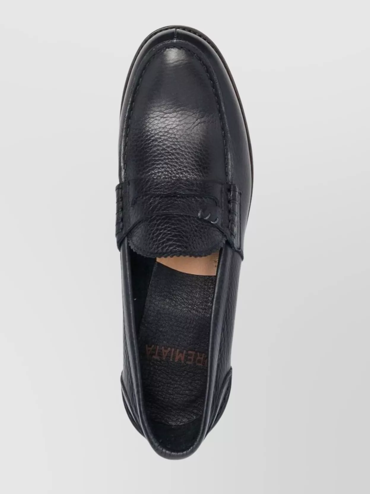 Premiata Textured Leather Loafers Penny Strap