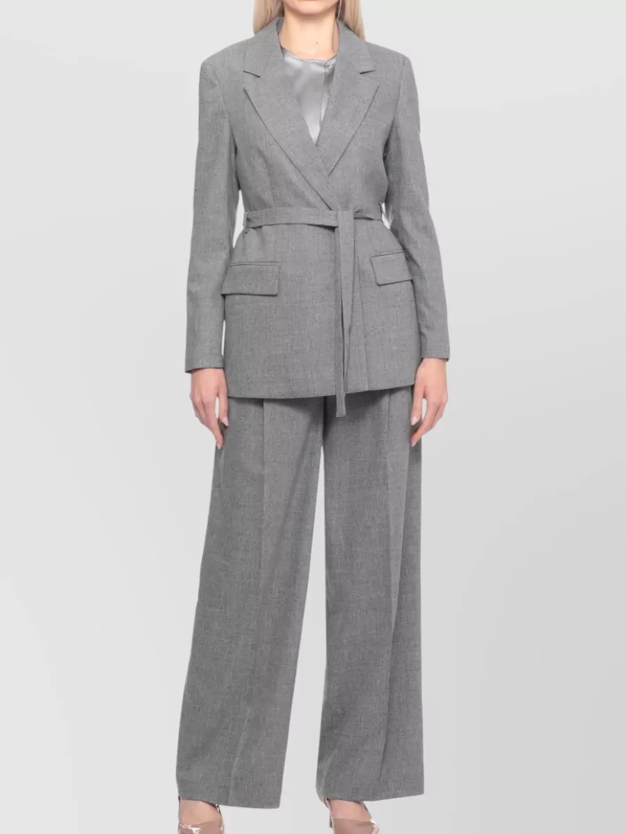 Peserico Silk Blouse With Button Detail And Pleats