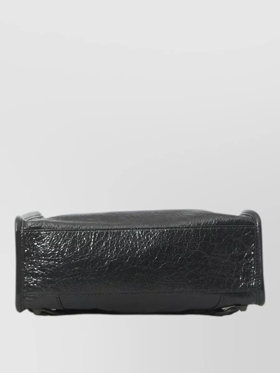 Balenciaga Le City Mini Leather Shoulder Bag